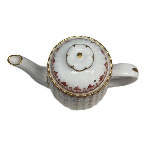 spode (スポード) コーヒーポット フルール ド リス レッド