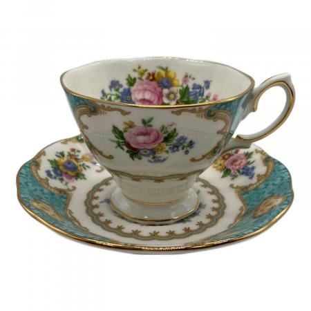 ROYAL ALBERT (ロイヤルアルバート) カップ&ソーサー ブルー 花柄