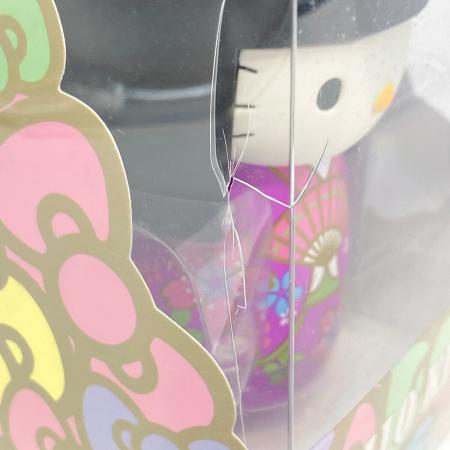 こけしハローキティ 置物 桜・着物PUリボン紫｜トレファクONLINE