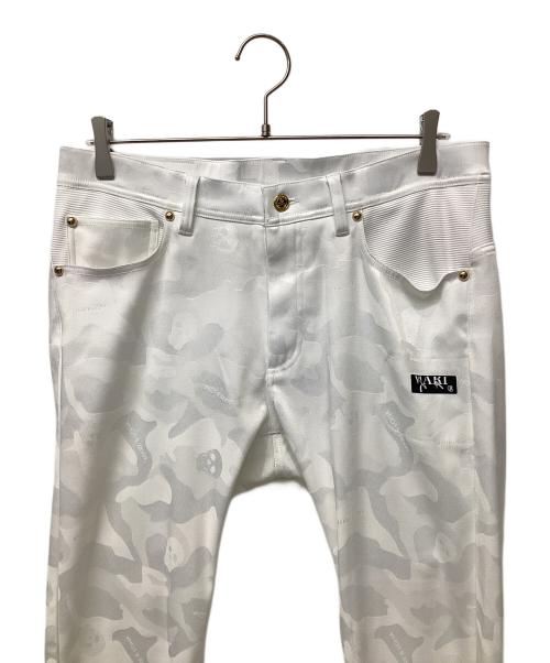 MARK&LONA マークアンドロナ　ハイブリッドパンツ　メンズ　ゴルフ　48 MARK&LONA (マークアンドロナ) ゴルフウェア(パンツ) ホワイト サイズ