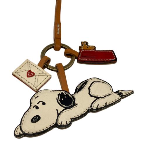 PEANUTS (ピーナッツ) キーリング ブラウン