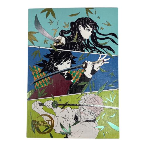 鬼滅の刃 (キメツノヤイバ) 原画展 箔押しイラストカード 義勇 実弥 無一郎 アニメグッズ