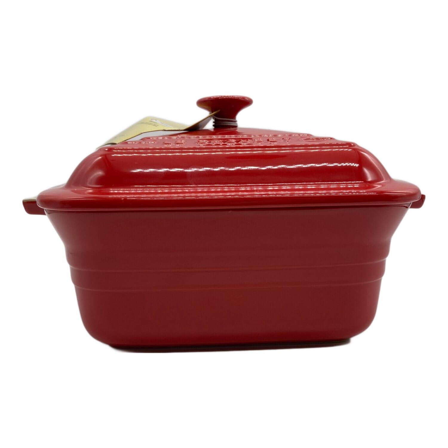 ル・クルーゼ　ヘリテージ 蓋付 スクエア キャセロール オレンジ ル・クルーゼ ヘリテージ 蓋付 スクエア キャセロール オレンジ 【公式