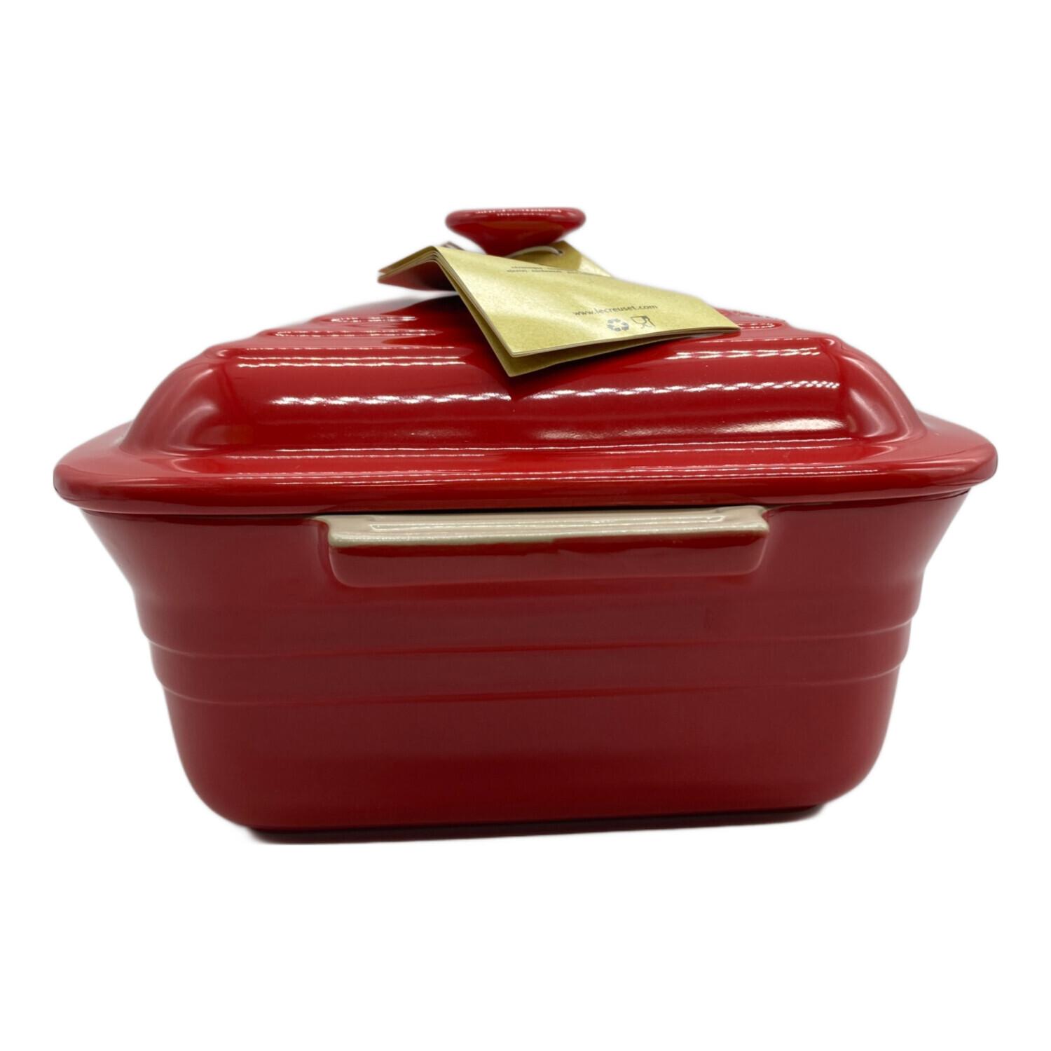 ルクルーゼ　スクエアベイカー　キャセロール LE CREUSET (ルクルーゼ) 蓋付スクエア・キャセロール 約25