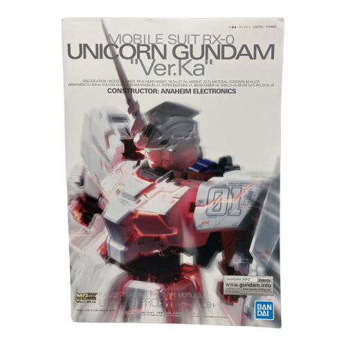 BANDAI (バンダイ) 1/100 MGEX RX-0 ユニコーンガンダム Ver.Ka プレミアム ユニコーンモード ボックス ガンプラ