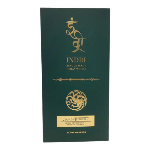 INDRI HOUSE OF GREEN インディアンウィスキー 750ml