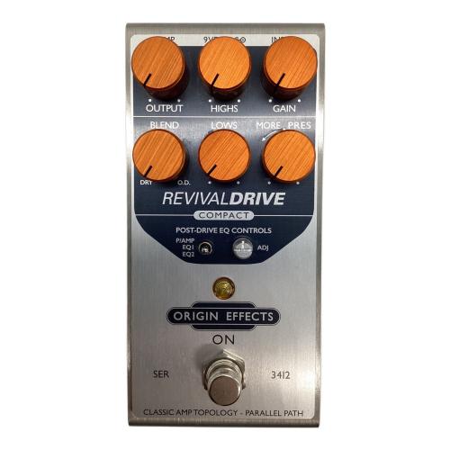 ORIGIN EFECTS(オリジンエフェクツ) エフェクター REVIVAL DRIVE
