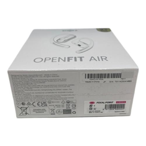 SHOKZ (ショックス) ワイヤレスイヤホン T511 OpenFit Air ホワイト