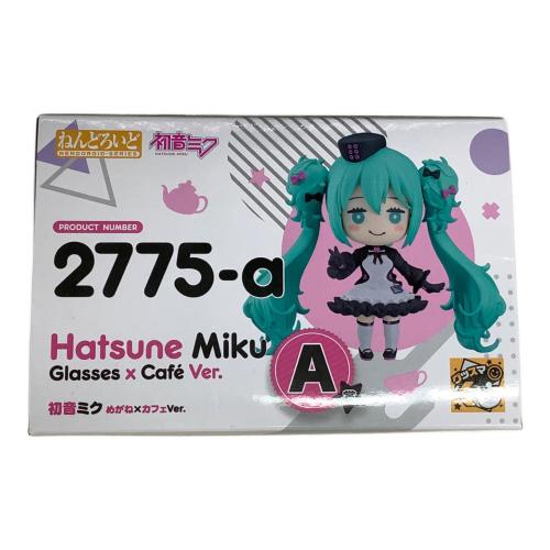 初音ミク めがね×カフェVER.  A賞 フィギュア ねんどろいど