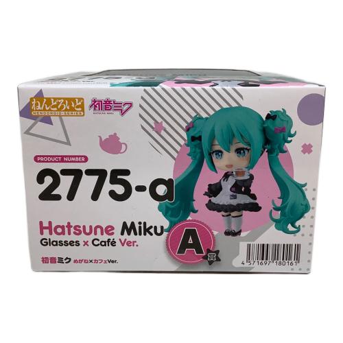 初音ミク めがね×カフェVER.  A賞 フィギュア ねんどろいど