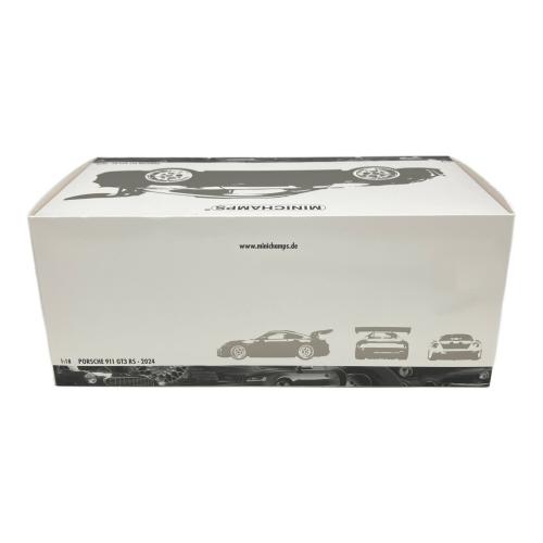 MINICHAMPS (ミニチャンプス) PORSCHE911 GT3 RS 2024 モデルカー 1/18 ダイキャスト