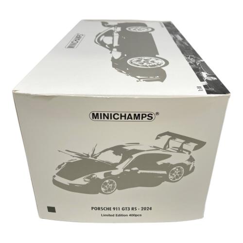 MINICHAMPS (ミニチャンプス) PORSCHE911 GT3 RS 2024 モデルカー 1/18 ダイキャスト