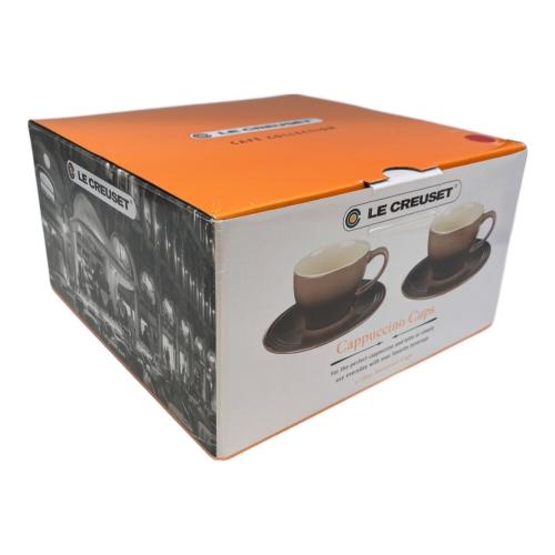 LE CREUSET (ルクルーゼ) カプチーノ カップ&ソーサー チェリーレッド / 200ml