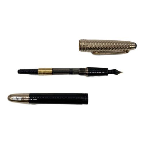 MONTBLANC (モンブラン) ドゥエ ジオメトリー 万年筆 ソリテール＃145 ※名前刻印有 @ Π