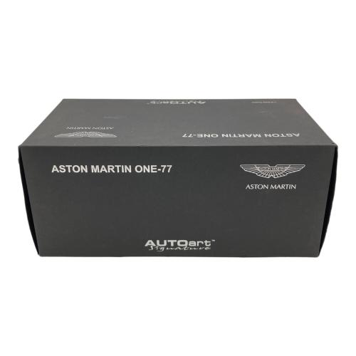 AUTOart (オートアート) 1/18 アストンマーチン ONE-77 （ホワイト） モデルカー シグネチャーシリーズ