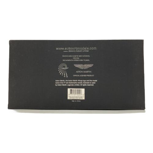 AUTOart (オートアート) 1/18 アストンマーチン ONE-77 （ホワイト） モデルカー シグネチャーシリーズ