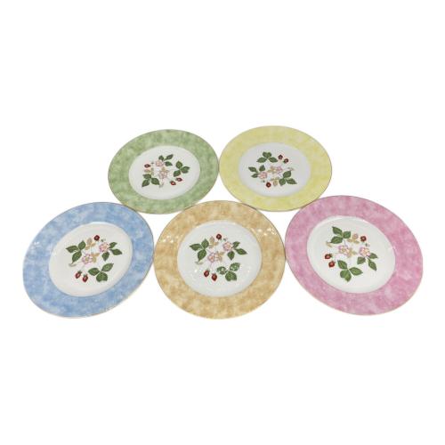 Wedgwood (ウェッジウッド) フルリムプレート 約20cm ワイルドストロベリー