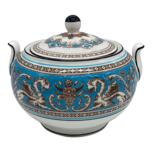 Wedgwood (ウェッジウッド) シュガーポット フロレンティーン・ターコイズ