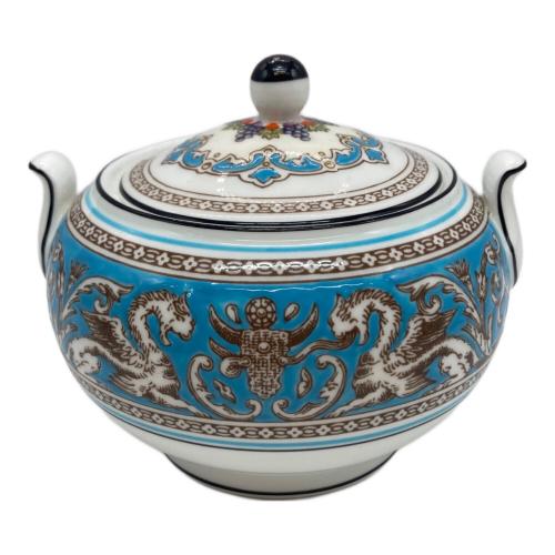 Wedgwood (ウェッジウッド) シュガーポット フロレンティーン・ターコイズ
