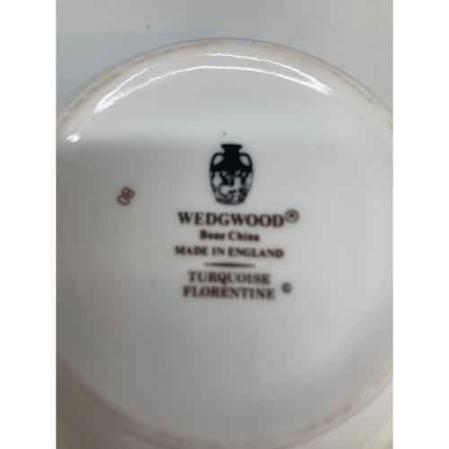 Wedgwood (ウェッジウッド) シュガーポット フロレンティーン・ターコイズ