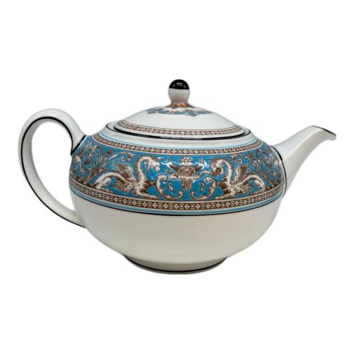 Wedgwood (ウェッジウッド) ティーポット フロレンティーン・ターコイズ