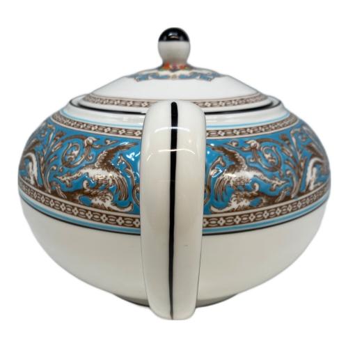 Wedgwood (ウェッジウッド) ティーポット フロレンティーン・ターコイズ