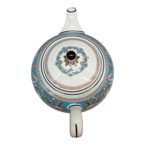 Wedgwood (ウェッジウッド) ティーポット フロレンティーン・ターコイズ