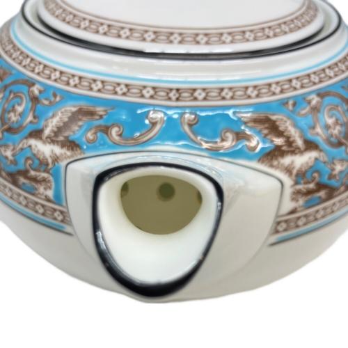 Wedgwood (ウェッジウッド) ティーポット フロレンティーン・ターコイズ