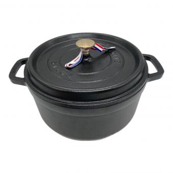 Staub (ストウブ) ココットラウンド 24cm ブラック