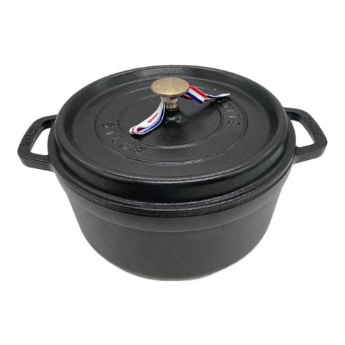 Staub (ストウブ) ココットラウンド 24cm ブラック