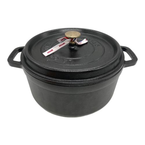 Staub (ストウブ) ココットラウンド 24cm ブラック