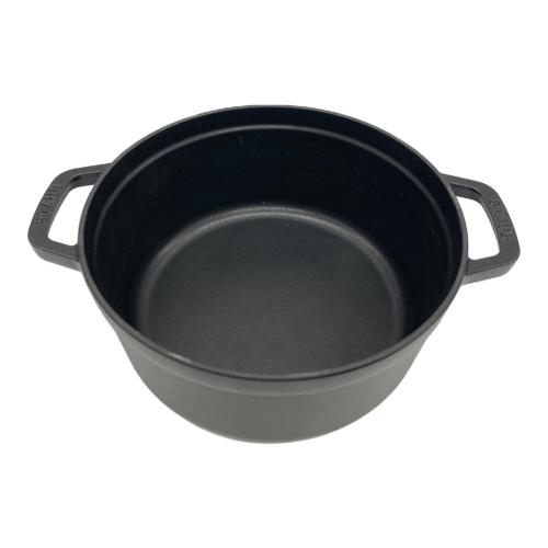 Staub (ストウブ) ココットラウンド 24cm ブラック