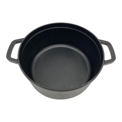 Staub (ストウブ) ココットラウンド 24cm ブラック