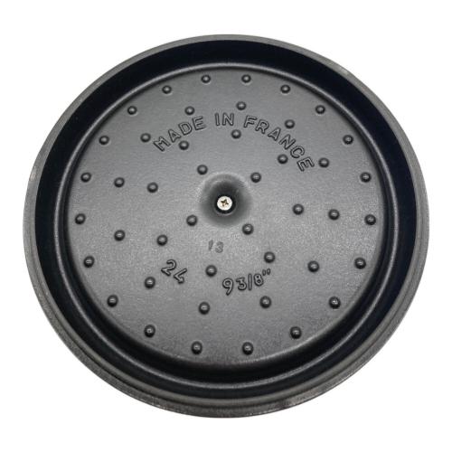 Staub (ストウブ) ココットラウンド 24cm ブラック