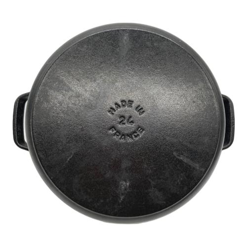 Staub (ストウブ) ココットラウンド 24cm ブラック