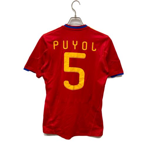 adidas (アディダス) 2010年 スペイン代表 レプリカユニフォーム ゲームシャツ P47902 #5 PUYOL メンズ SIZE S レッド