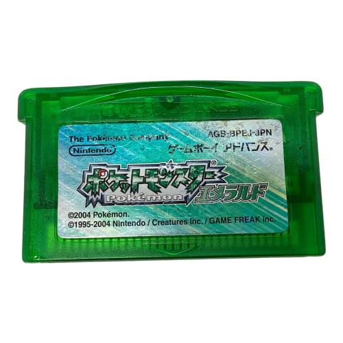 ポケットモンスター エメラルド ゲームボーイアドバンス用ソフト 電池切れ CERO A (全年齢対象)