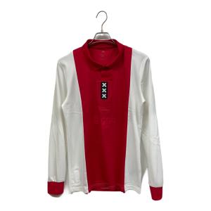 adidas (アディダス) サッカーユニフォーム JF6340 メンズ SIZE L レッド×ホワイト