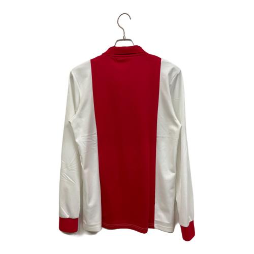 adidas (アディダス) サッカーユニフォーム JF6340 メンズ SIZE L レッド×ホワイト