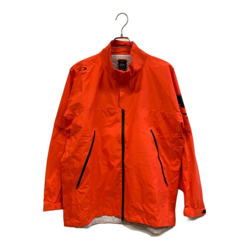 OAKLEY (オークリー) スカル・スタウンチ3Dレインジャケット FOA405128 メンズ SIZE L オレンジ