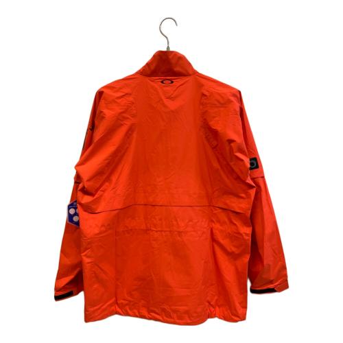 OAKLEY (オークリー) スカル・スタウンチ3Dレインジャケット FOA405128 メンズ SIZE L オレンジ