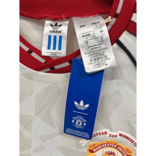 adidas (アディダス) マンチェスター・ユナイテッド 91 アウェイジャージー メンズ SIZE M ホワイト