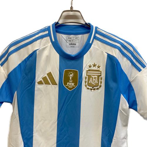 adidas (アディダス) サッカーウェア(トップス) IP8409 メンズ SIZE M ホワイト×ブルー