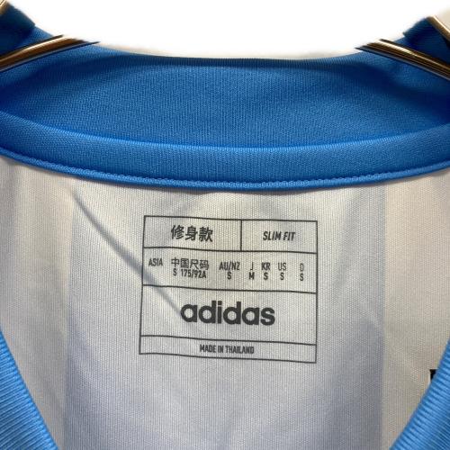 adidas (アディダス) サッカーウェア(トップス) IP8409 メンズ SIZE M ホワイト×ブルー