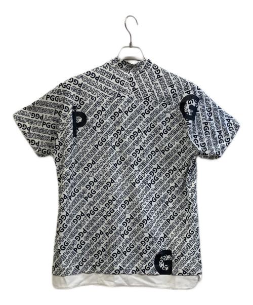 PEARLY GATES (パーリーゲイツ) ゴルフウェア(トップス) メンズ SIZE 6 ホワイト×ブラック