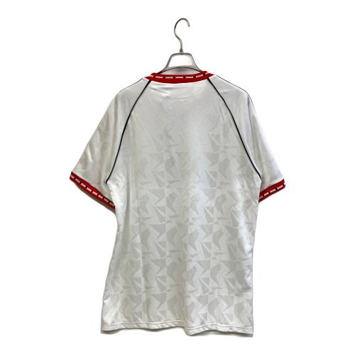 adidas (アディダス) サッカーユニフォーム JF0376 マンチェスター・ユナイテッド 91 アウェイジャージー メンズ SIZE 2XL ホワイト