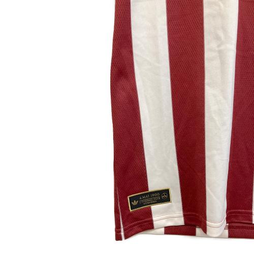 adidas (アディダス) サッカーユニフォーム JG6350 メンズ SIZE S アイボリー×ブラウン