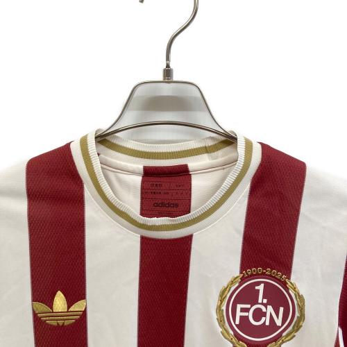 adidas (アディダス) サッカーユニフォーム JG6350 メンズ SIZE S アイボリー×ブラウン