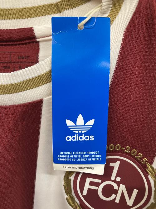 adidas (アディダス) サッカーユニフォーム JG6350 メンズ SIZE S アイボリー×ブラウン