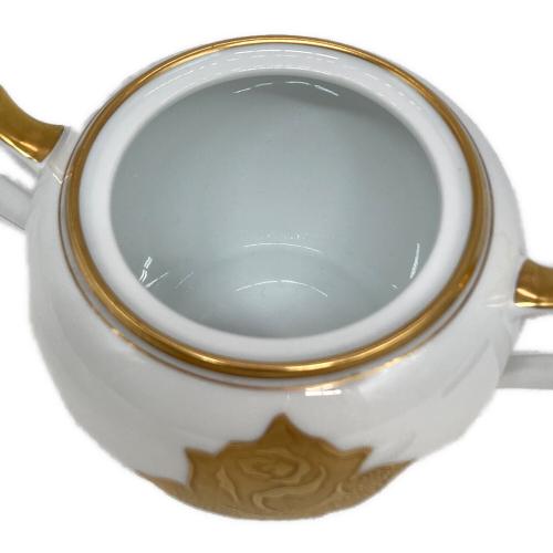 大倉陶園 (オオクラトウエン) シュガーポット 金蝕バラ